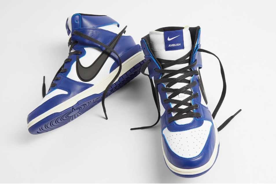 28.5 AMBUSH × NIKE DUNK HIGH DEEP ROYAL